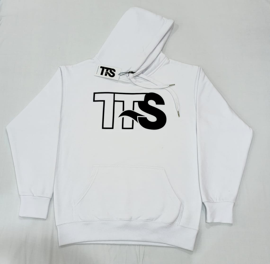 Tiger Track Sports Bold Tiger Hoodie β Black & White Edition